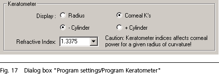 IOLMaster Software Display