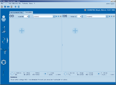 IOL Calculation Blank Haag Streit Lenstar