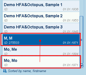 Merging Mistyped Patient Entries Patients Data Management Haag Streit Lenstar