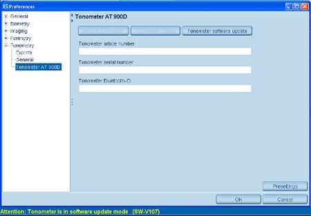 Haag Streit Lenstar Tonometry Tonometer Software Update