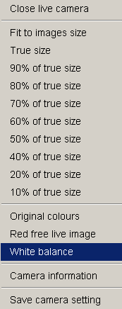 White Balance LENSTAR Operation Imaging