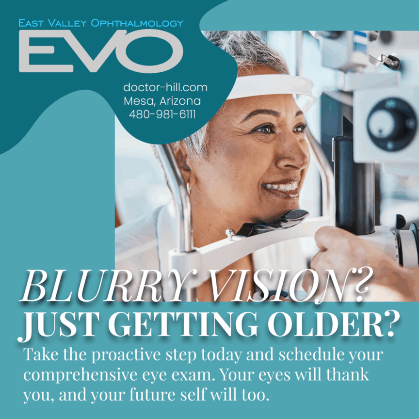 Blurry vision isn’t just “part of getting older”—it’s your eyes trying to tell you something!