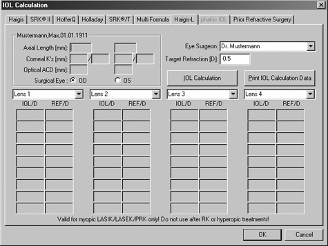 IOL Master manual training