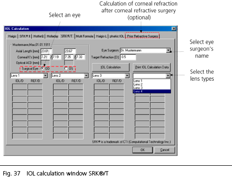 IOLMaster IOL Power Calculations